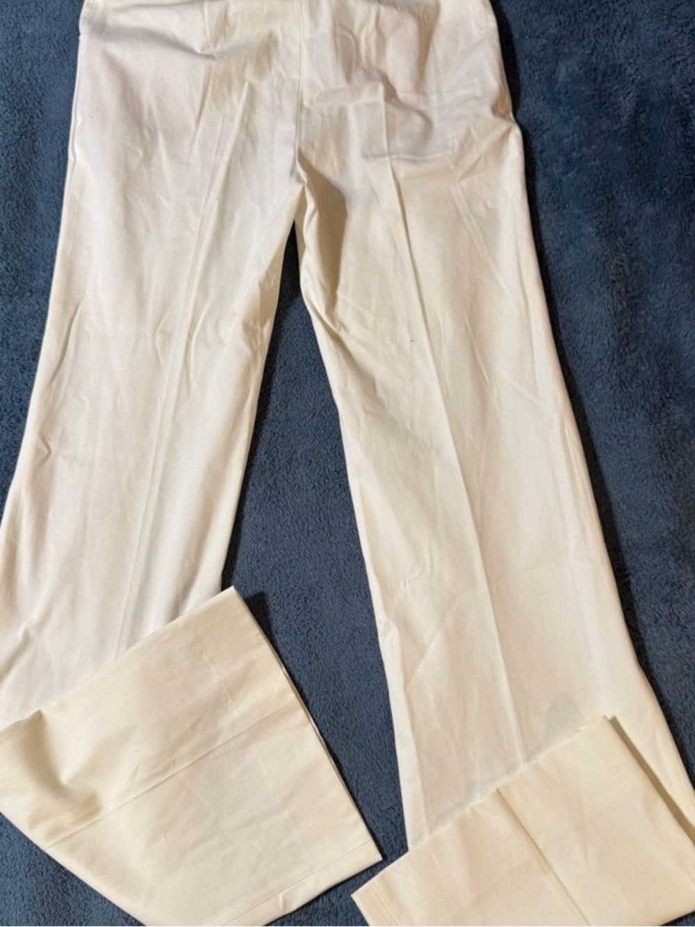 BCBGMaxAzria white flare mid rise Trousers XS - Picture 2 of 6